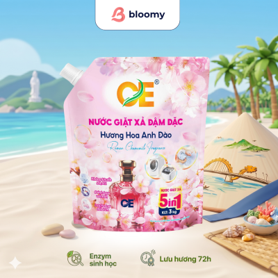 Nước Giặt Xả Đậm Đặc 5in1 | Hương Hoa Anh Đào