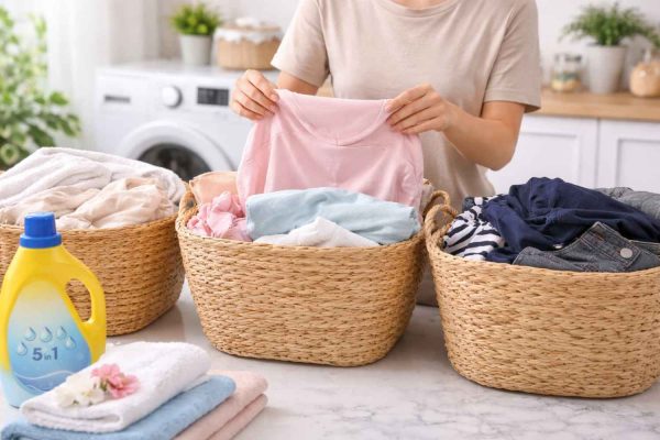 cách sử dụng nước giặt xả 5 trong 1