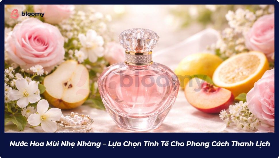 nước hoa mùi nhẹ nhàng