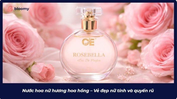 nước hoa nữ hương hoa hồng