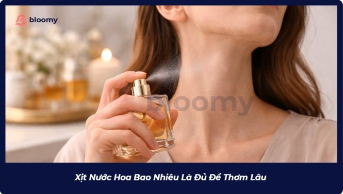 xịt nước hoa bao nhiêu là đủ