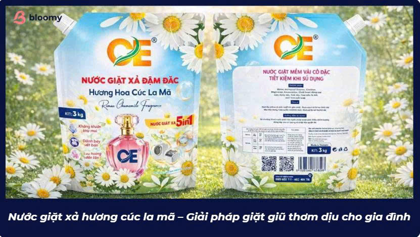 nước giặt xả hương cúc la mã